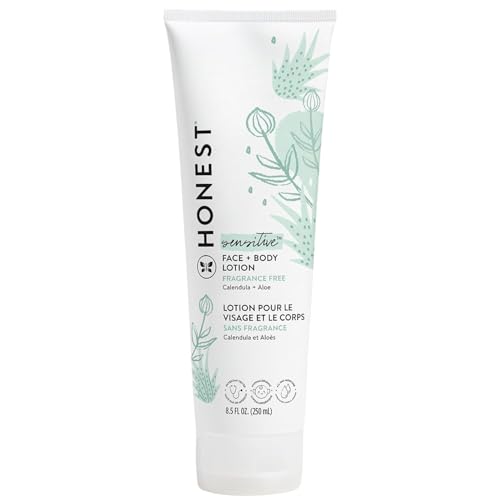 Honest Co. Hydrating Face/Body Lotion, 8.5 fl oz, Fragrance-Free