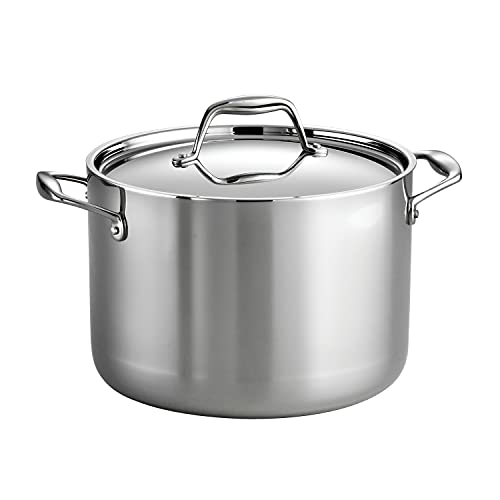 Tramontina 8-Quart Stainless Steel Stock Pot, Induction-Ready