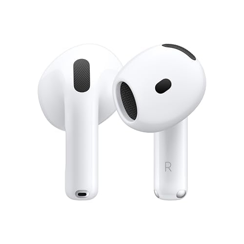 Apple AirPods 4: Wireless Earbuds with H2 Chip, 30-Hour Battery