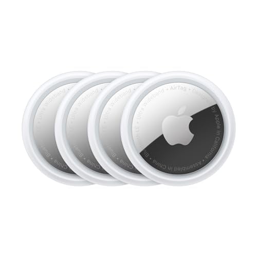 Apple AirTag 4 Pack – Track Keys, Wallet, Luggage
