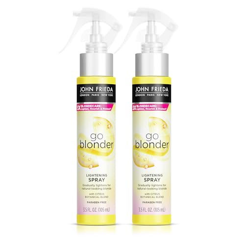 John Frieda Go Blonder Lightening Spray, Paraben-Free, 3.5 Oz, 2 Pack