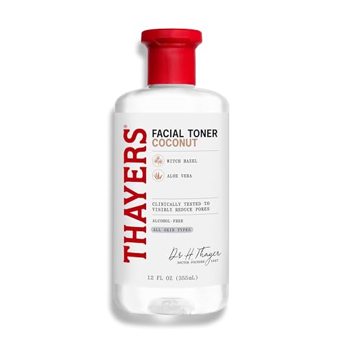 THAYERS Coconut Water Witch Hazel Toner, Alcohol-Free, 12 Oz