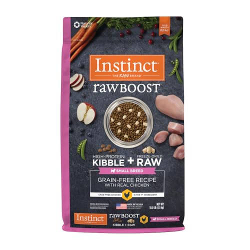 Instinct Raw Boost Small Breed Chicken Dog Food, 10 lb. Bag