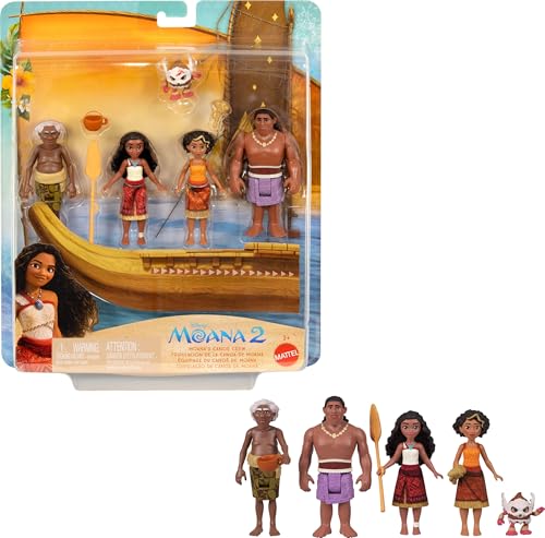Disney Moana Canoe Playset: 5 Dolls & Accessories