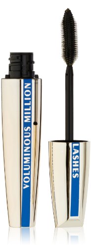 L’Oreal Voluminous Million Lashes Waterproof Mascara, Black, 0.32 Fl Oz
