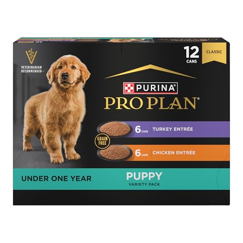 Purina Pro Plan Wet Puppy Food Variety Pack, 12 Cans