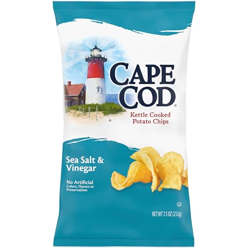 Cape Cod Sea Salt & Vinegar Chips, 7.5 Oz