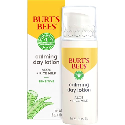 Burt’s Bees Calming Face Lotion, Aloe & Rice Milk, 1.8 oz.