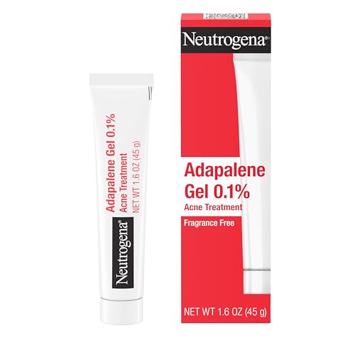 Neutrogena 0.1% Adapalene Gel Acne Treatment, 1.6 oz