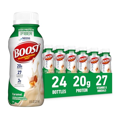 BOOST High Protein Nutritional Drink, Caramel, 8oz, 24 Pack