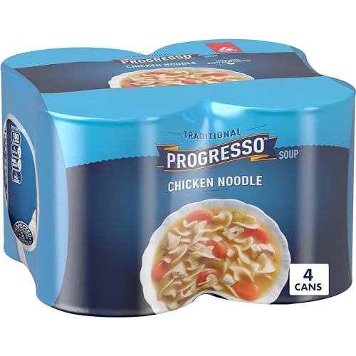 Progresso Chicken Noodle Soup, 19 oz, 4-Pack