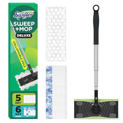 Swiffer 2 in 1 Sweep & Mop Kit with Cloths