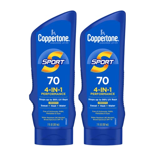 Coppertone Sport SPF 70 Sunscreen, 7oz, 2-Pack