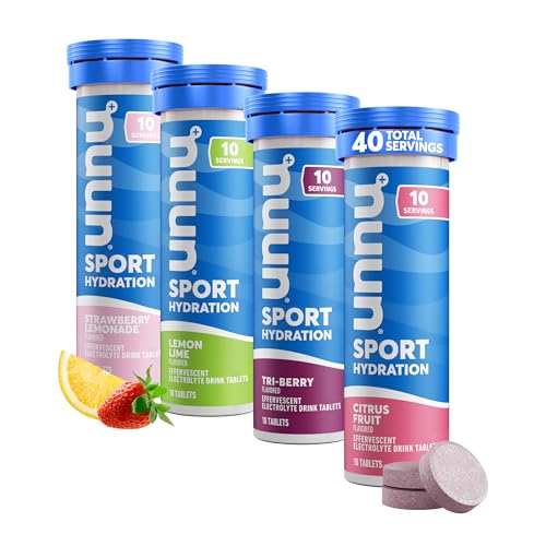 Nuun Sport Electrolyte Tablets, Mixed Flavors, 4 Pack