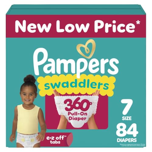 Pampers 360 Pull-On Diapers, Size 7, 84 Count