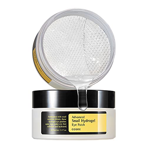 Prime Deal: COSRX Snail Hydrogel Eye Patch, 60pc, Hydrating, Korean Skincare