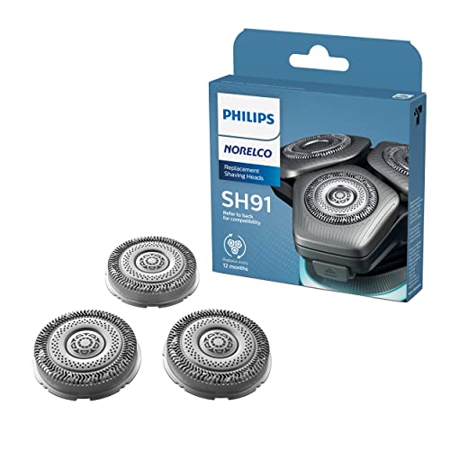 Philips Norelco SH91/52 Replacement Shaving Heads, Series 9000 Compatible