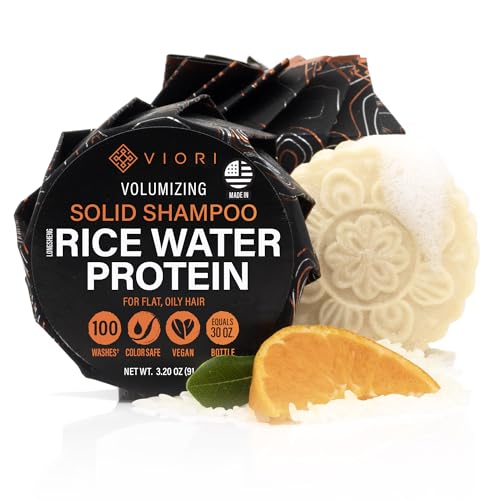 Viori Citrus Yao Natural Rice Water Shampoo Bar – Sulfate-Free