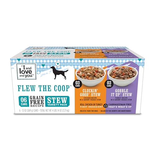 I AND LOVE AND YOU Wet Dog Food Variety Pack, 6pk