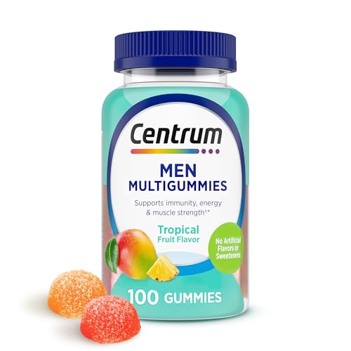 Centrum Men’s Multivitamin Gummies, 100 Count, 50-Day Supply
