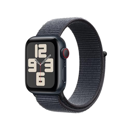 Apple Watch SE (2nd Gen) GPS + Cellular, Midnight, 40mm, Sport Loop