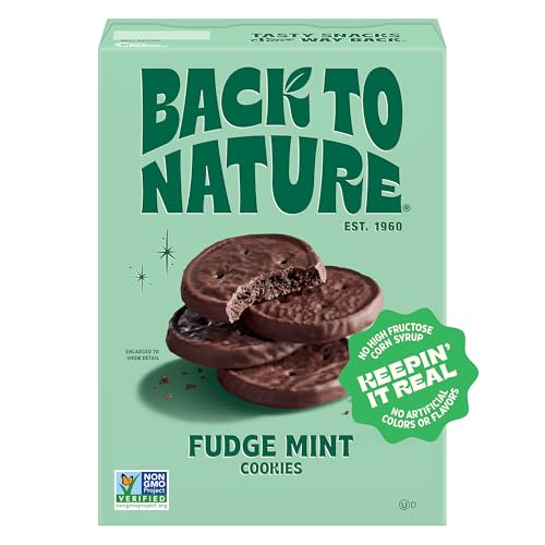 Back to Nature Fudge Mint Vegan Cookies, 5.5 oz Box