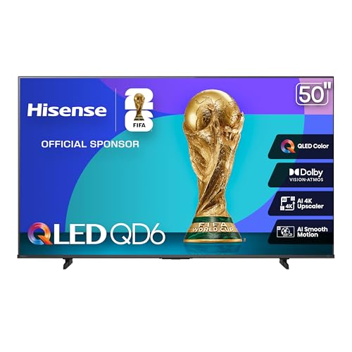 Hisense 50″ QLED 4K Smart TV with Alexa & Dolby Vision