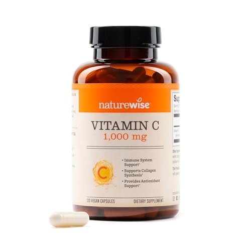 Prime Deal: NatureWise Extra Strength Vitamin C 1000mg, 120 Vegan Capsules