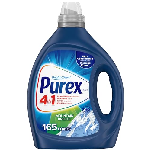 Purex 4-in-1 Laundry Detergent, Mountain Breeze, 165 Loads