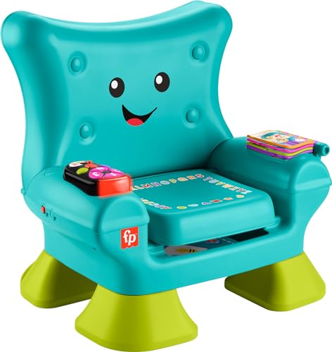 Fisher-Price Toddler Learning Chair with Music & Lights, Teal
