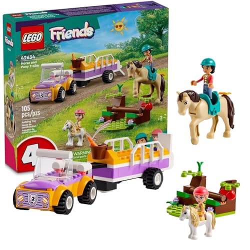 LEGO Friends Horse Trailer Playset with Liann & Zoya Characters