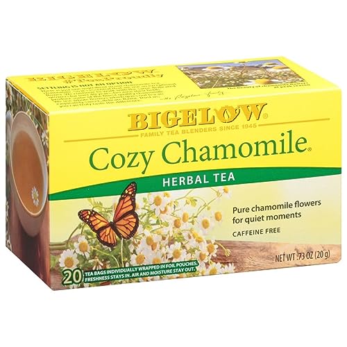 Bigelow Cozy Chamomile Herbal Tea, 120 Bags (6 Pack)
