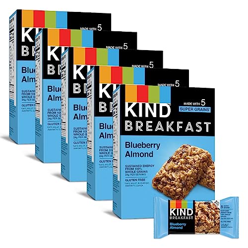 KIND Blueberry Almond Breakfast Bars, Gluten-Free, 30 Count