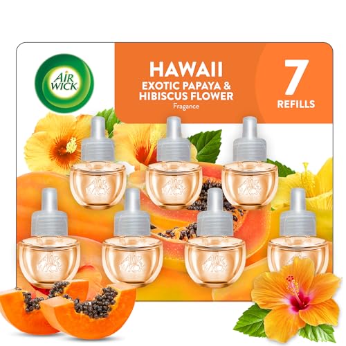 Air Wick Hawaii Scented Oil Refill, 7 ct, Essential Oils