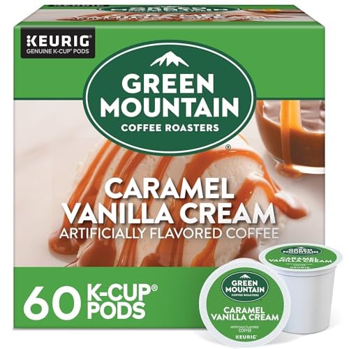 Green Mountain Caramel Vanilla Cream K-Cup Pods, 60 Count