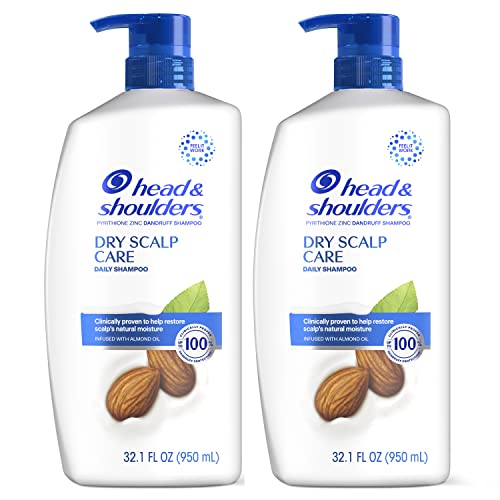 Head & Shoulders Anti-Dandruff Shampoo, Almond Oil, Twin Pack