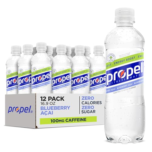 Propel Energy Water, Zero Calorie, Blueberry Acai, 12 Pack