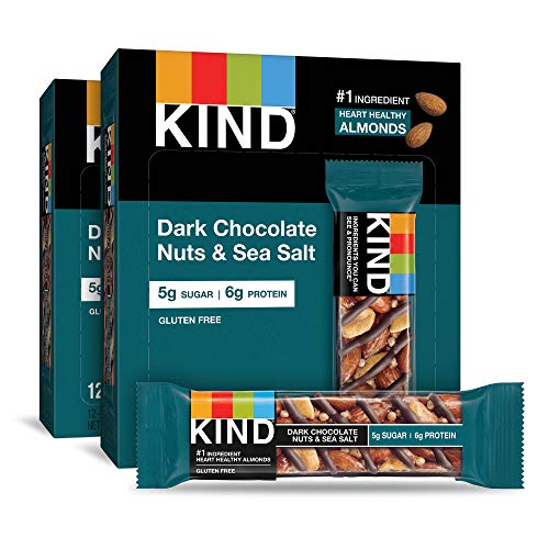 KIND Dark Chocolate Nut Bars, Gluten Free, 24 Pack
