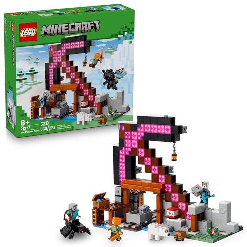 LEGO Minecraft Pickaxe Mine Set for Kids – 21277