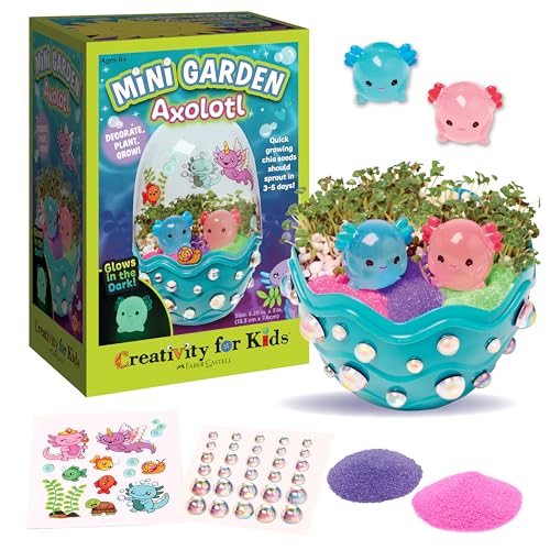 Axolotl Terrarium STEM Kit: DIY Arts & Crafts for Kids