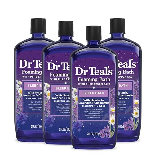 Dr Teal’s Sleep Soak with Epsom Salt & Melatonin, 4 Pack