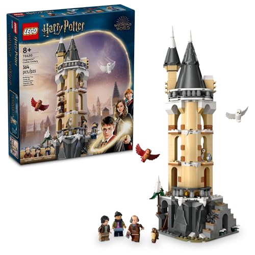 LEGO Harry Potter Hogwarts Castle Owlery Toy for Kids 8+