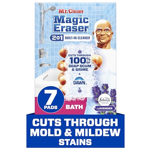 Mr. Clean Magic Eraser, Bathroom & Shower Cleaner, 7ct
