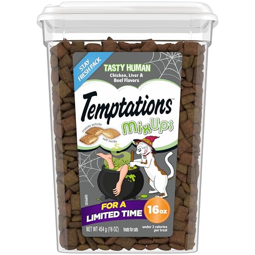 Temptations Mixups Cat Treats – Chicken, Liver, Beef, 16 oz.