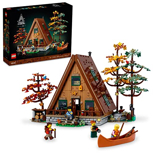 Prime Deal: LEGO A-Frame Cabin Model Kit for Adults, 21338