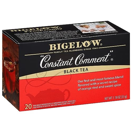 Bigelow Constant Comment Black Tea, 20 Bags (6 Pack)
