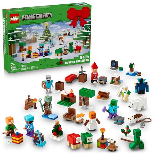 LEGO Minecraft Advent Calendar 2025 – 24 Surprises & 8 Minifigures