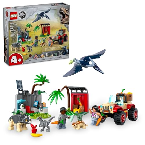 LEGO Jurassic World Baby Dinosaur Rescue Center Set, Ages 4+