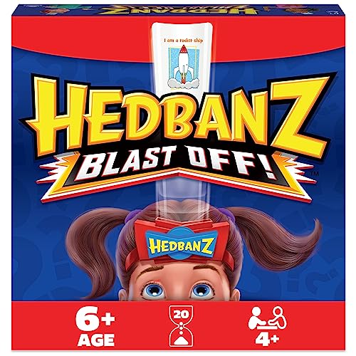 Spin Master Hedbanz Blast Off! Family Game, Ages 6+
