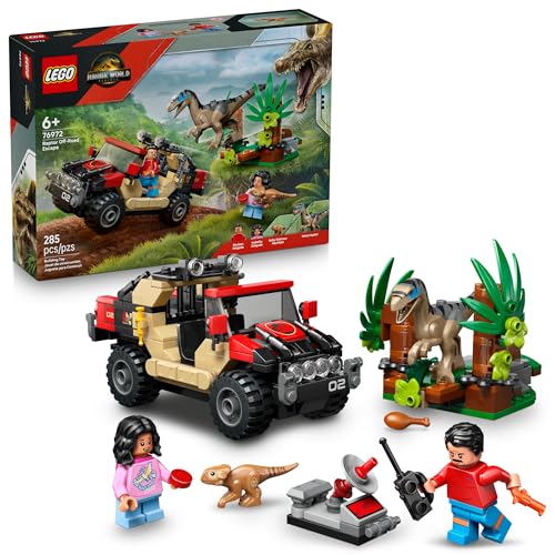 LEGO Jurassic World Raptor Escape Toy Playset – 76972